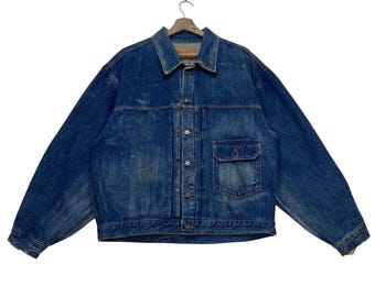 Vtg Levi's 70501 04 Blue Denim Type I Trucker Jacket Size M - Etsy