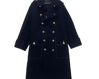 Vintage Junior Gaultier Military Wool Overcoat, Hiver 1989-1990 Winter Collection
