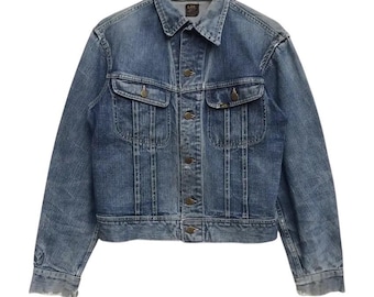 RARE ~ Vintage 1950s/1960s LEE 101-J Denim Jean Jacket ~ Size 40 R