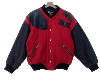 Vintage 90s Kansaiman Yutakanishimura Genuine Leather Bomber
