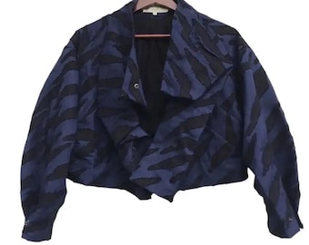 Chaqueta corta con rayas de tigre de Vivienne Westwood Anglomania