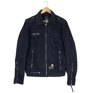 Diesel Blue Panthers Fighters Squadron 36060 Biker Jacket