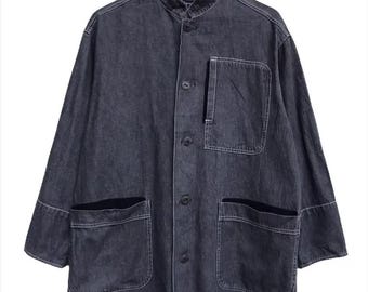 Chaqueta vaquera holgada extragrande de Issey Miyake