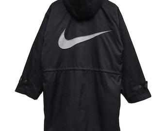 Vintage Nike swoosh regenjas geborduurd bigo-logo