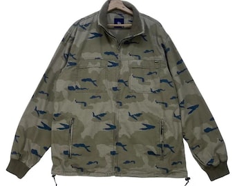 Supreme Jacket - Giraffe Camo Field Jacket, Beige Lightweight