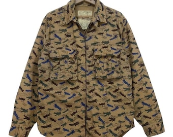 Giacca leggera Avirex Fighter Aircraft Raptor Eagle con stampa integrale