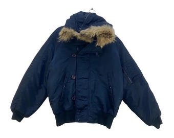 Vintage Spiewak Golden Fleece Military Parka - Brown Faux Fur Hood