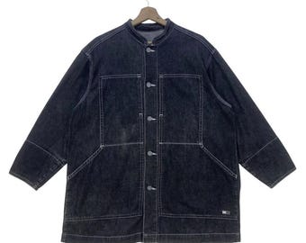 Vintage Issey Miyake Soft Denim Workwear Chore Jacket