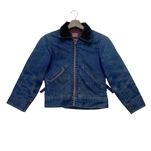 Vintage 50s / 60s Penneys Big Mac Blanket Denim Jacket for Kids