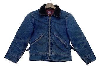Vintage 50s / 60s Penneys Big Mac Blanket Denim Jacket for Kids