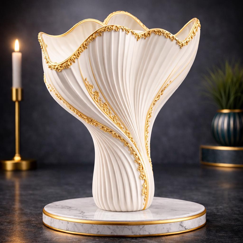 Vaso in ceramica per la decorazione, vasi Oro bianco, moderni vasi astratti per la decorazione della casa, per tavolo moderno, libreria