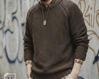 Men's Pullover Sweater | Versatile Casual Top | Autumn Urban Warm Outfit