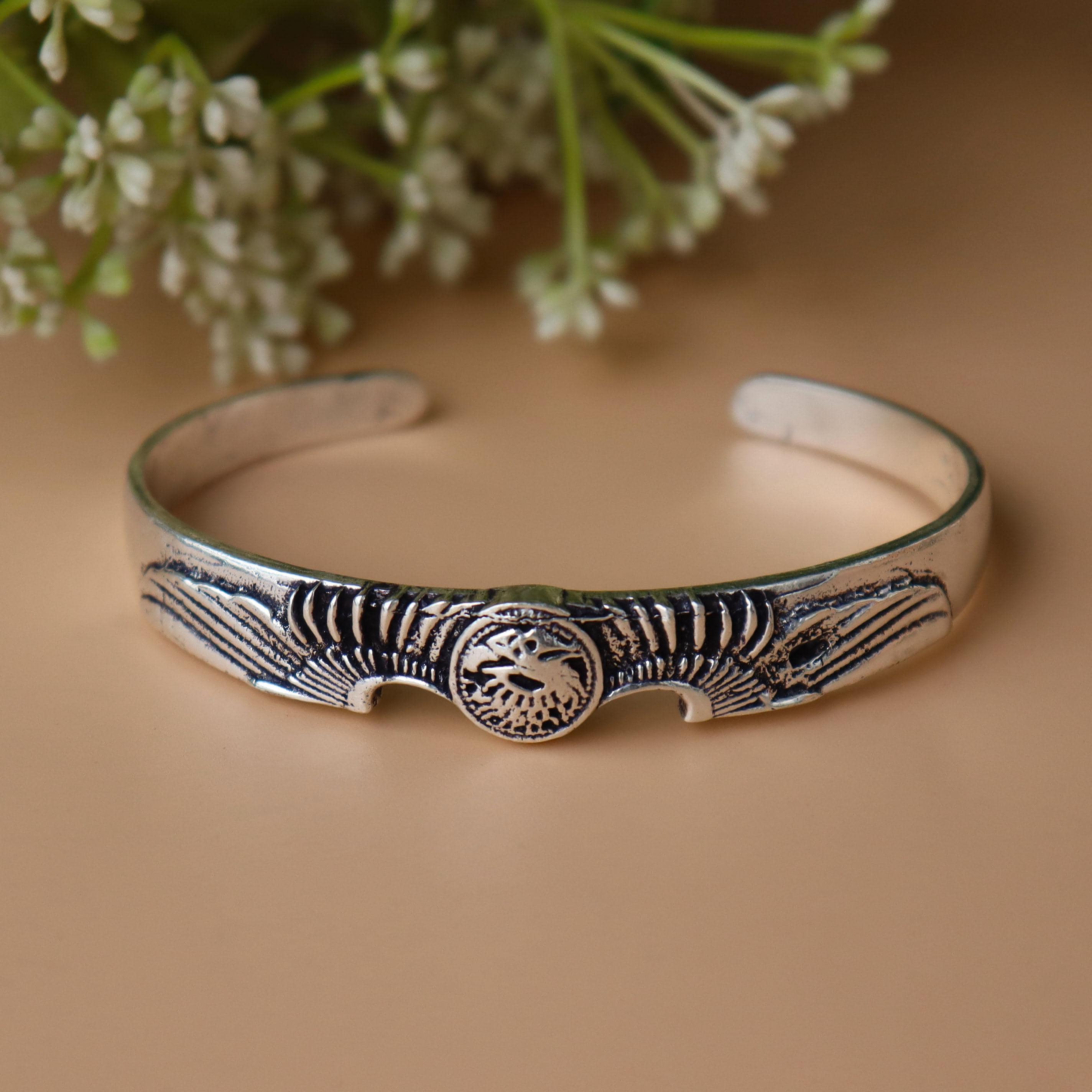 Native Eagle Bangle - Etsy