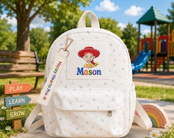 Toy Story Backpack for Kids, Personalized Disn School Bag, Cute Cartoon Travel Daypack, Back to School Gift for Boys and Girls ERD-PJ405