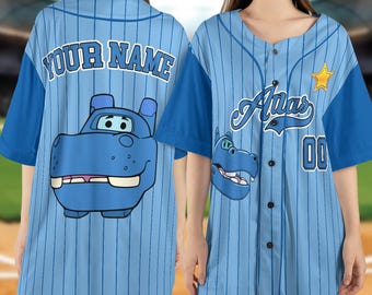 Toy Story 5 Baseball Jersey, Custom Name Atlas Jersey Shirt, Toy Story Birthday Outfit, Kids Party Family Gift NHS406-5
