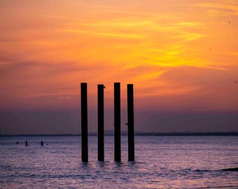 Brighton Beach, Sunset Photography