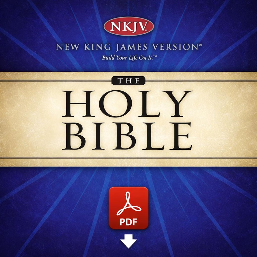 The Holy Bible – New King James Version (NKJV)! PDF Download! - Etsy