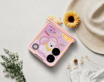 3D Sleeping Kitten Phone Case: Samsung Z Flip & Motorola Razr