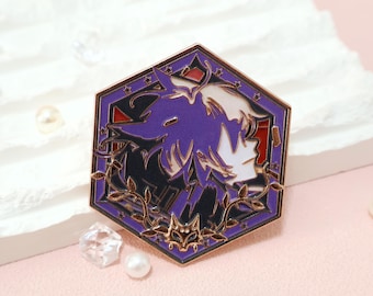 Limited Edition Arknights  Lappland Metal Badge: Retro Series Enamel Pin