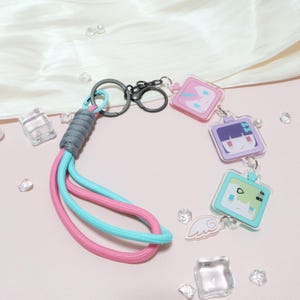 Limited Edition Zenless Zone Zero Angels of Delusion acryl lange sleutelhanger, rugzakaccessoire.