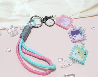 Limited Edition Zenless Zone Zero Angels of Delusion Acrylic Long style Keychain,Backpack accessory.