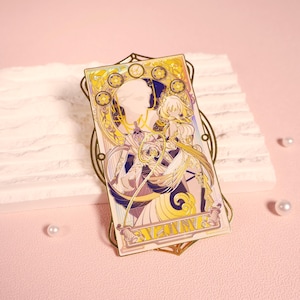 Honkai Star Rail Metal Bookmark, Retro Game Art Aglaea