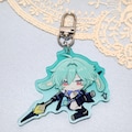 Limited edition Genshin Impact Retro Lohen Colorful window acrylic keychain,Holiday gifts.