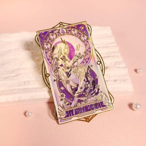 Honkai Star Rail Metal Bookmark, Retro Game Art Castorice