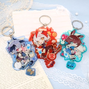 Arknights Gradient Stained Glass,  acrylic vintage keyhole.