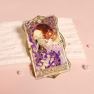 Honkai Star Rail Metal Bookmark, Retro Game Art Evernight