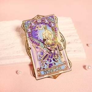 Honkai Star Rail Metal Bookmark, Retro Game Art Cerydra