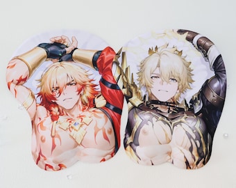 Enhanced version Honkai Star Rail  Retro Series Mouse Pad: 3D Silicone Wrist Rest