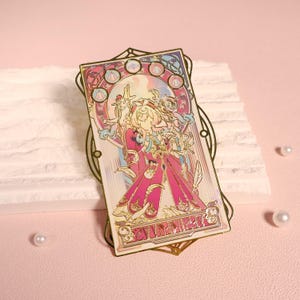 Honkai Star Rail Metal Bookmark, Retro Game Art Hyacine
