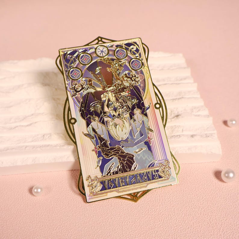 Honkai Star Rail Metal Bookmark, Retro Game Art Anaxagoras