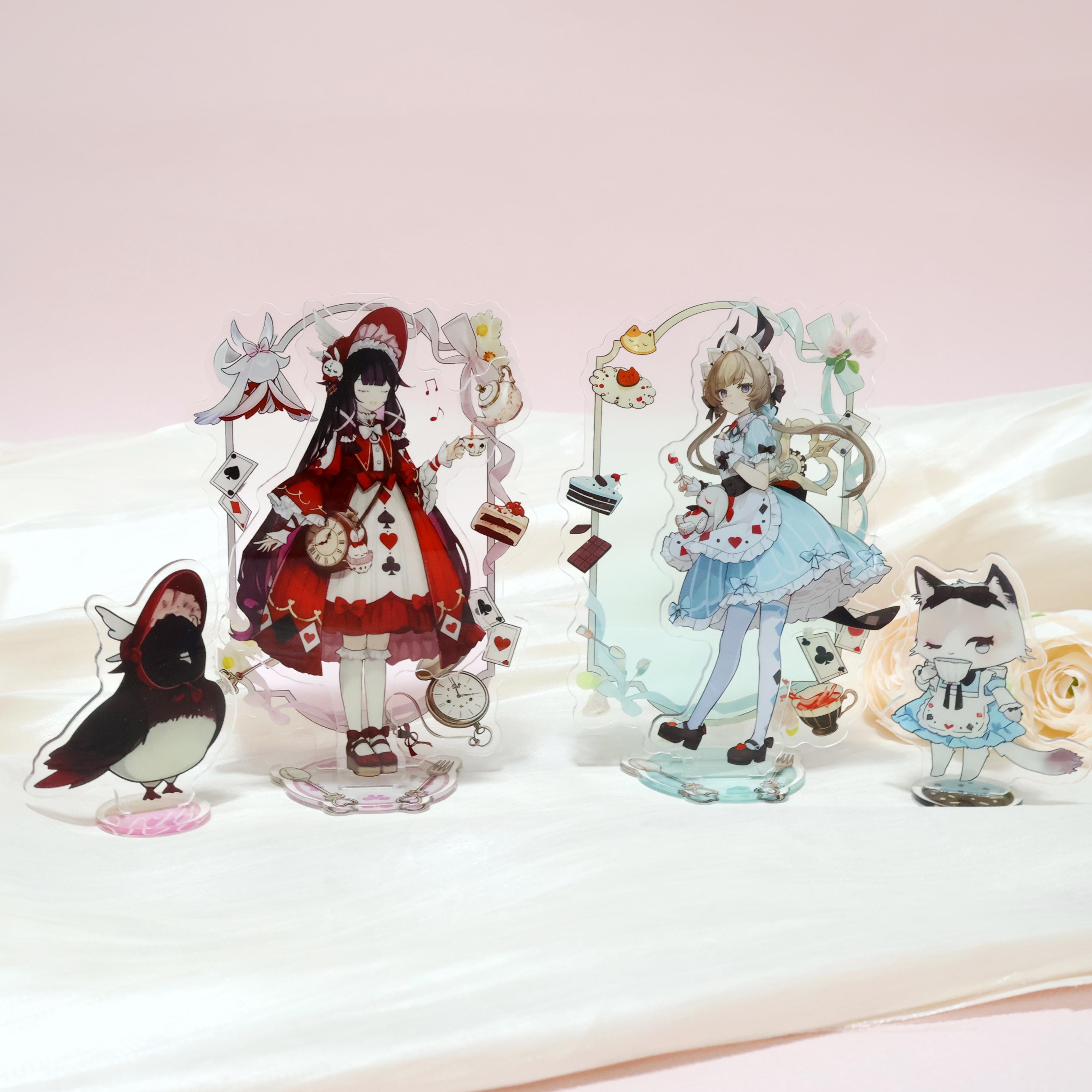 Genshin Impact Retro Series Acrylic Stand,compact and Elegant