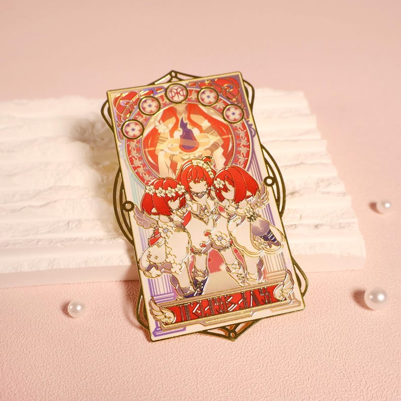 Honkai Star Rail Metal Bookmark, Retro Game Art Tribbie