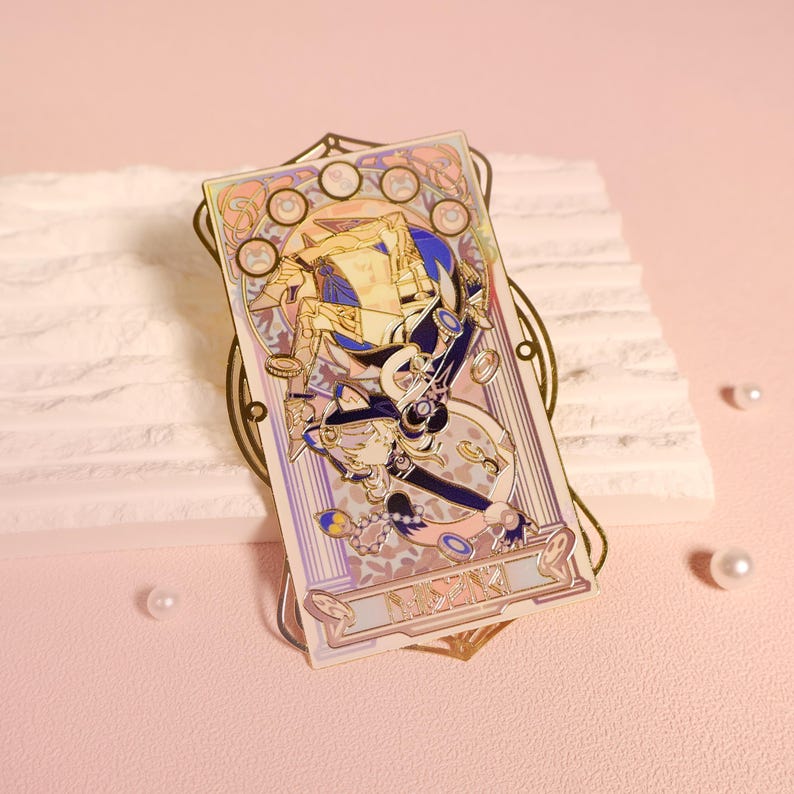 Honkai Star Rail Metal Bookmark, Retro Game Art Cipher