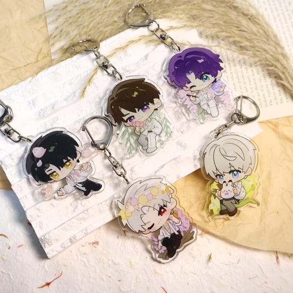Love and Deep Space Character Acrylic Keychain, Christmas Ornament
