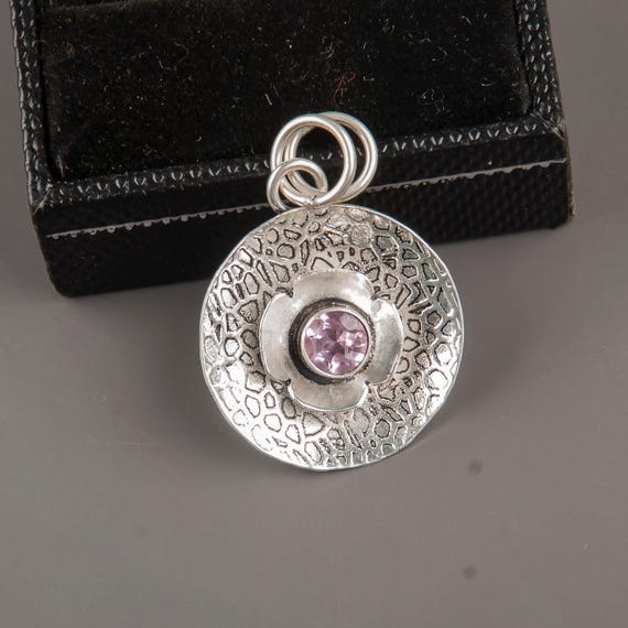 Handmade Morganite Pendant: 925 Sterling Silver Gemstone Jewelry