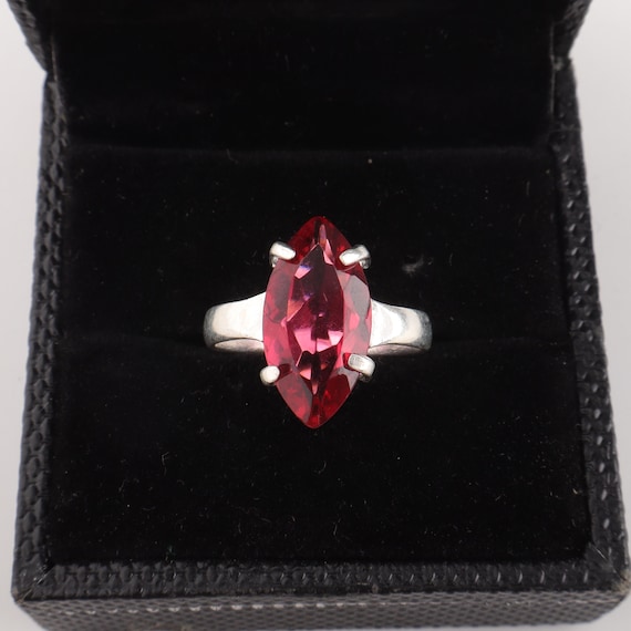 Handmade Pink Tourmaline Ring: 925 Sterling Silver Pink Gemstone Jewelry