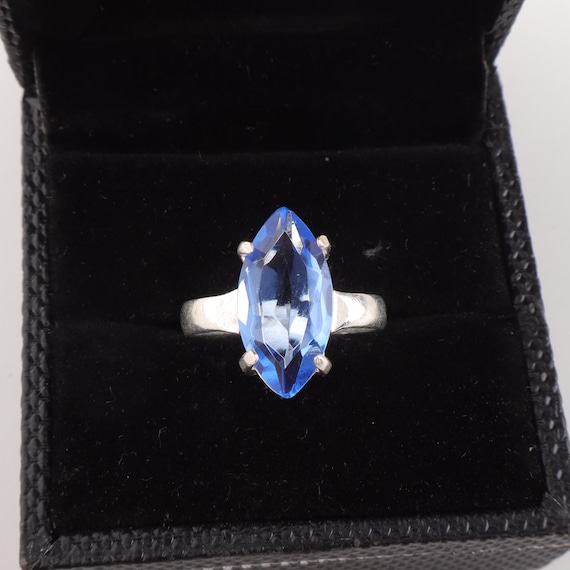 Handmade Tanzanite Ring: 925 Sterling Silver Blue Gemstone Jewelry