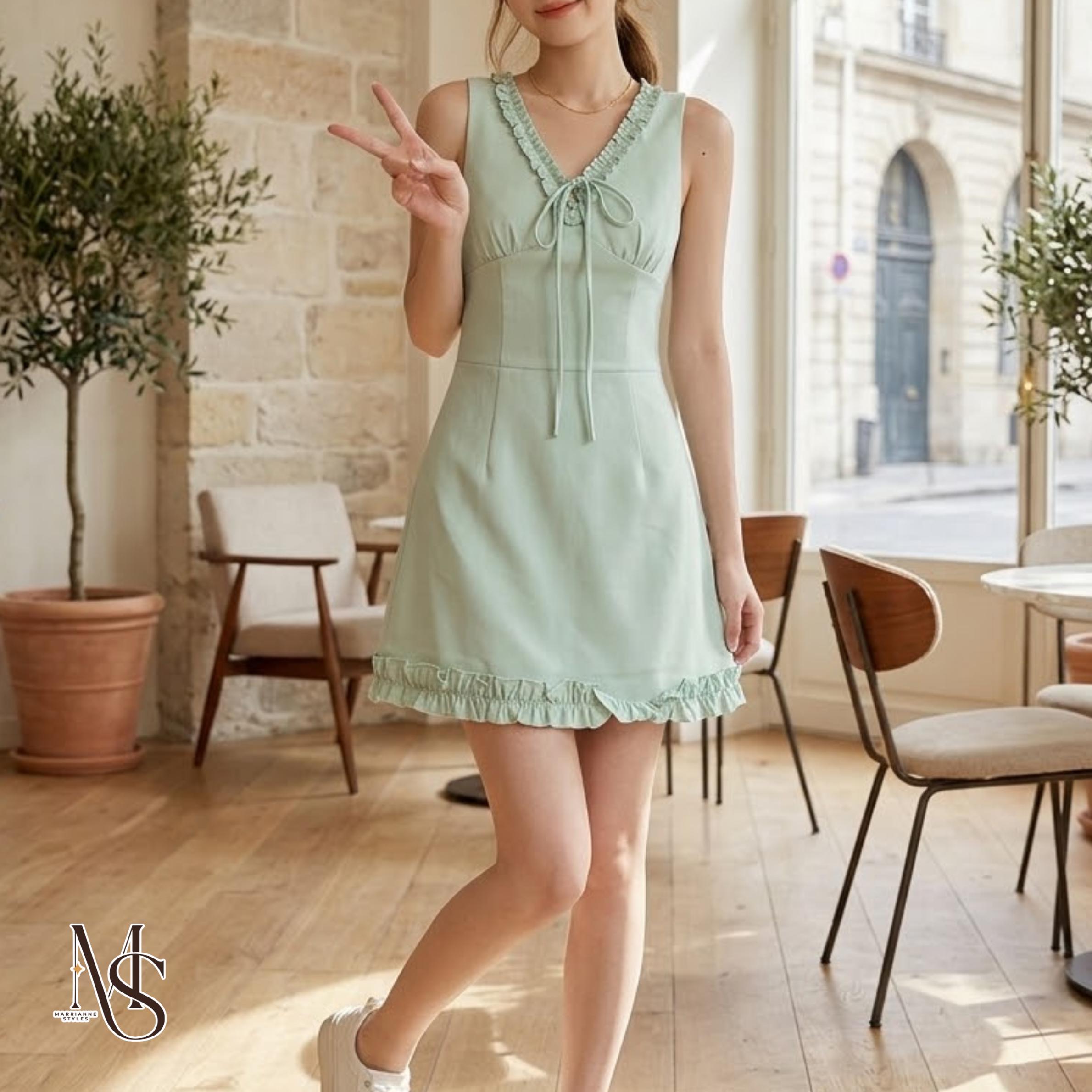 white christmas dresses Summer Ruffles Slip Black Mini Dress Kawaii Cute Korean Fashion Spaghe –  wanahavit