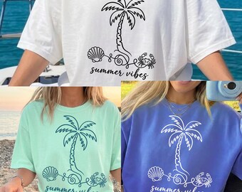 Summer Vibes png, zomer png, strand png, schelp png, krab png, hallo zomer png, strand png, zomervakantie png, tropisch png