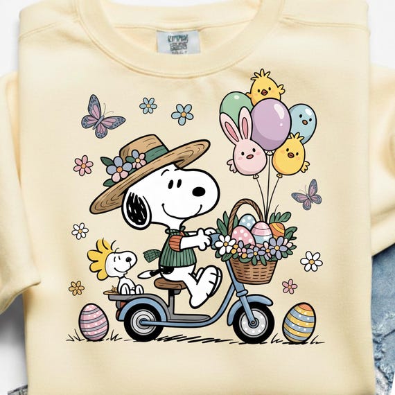 Easter Snoopy PNG, Cartoon Easter Bunny T Shirt Design, Happy Easter PNG Sublimation, Funny Kids Shirt Easter Snoopy Design,Digital Download