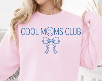 Cool Moms Club PNG, Trendy Mama PNG, Mom Life PNG, Minimal Esthetic Typografie Png, Moederdag Shirt Design, Sublimatie Digitale Download