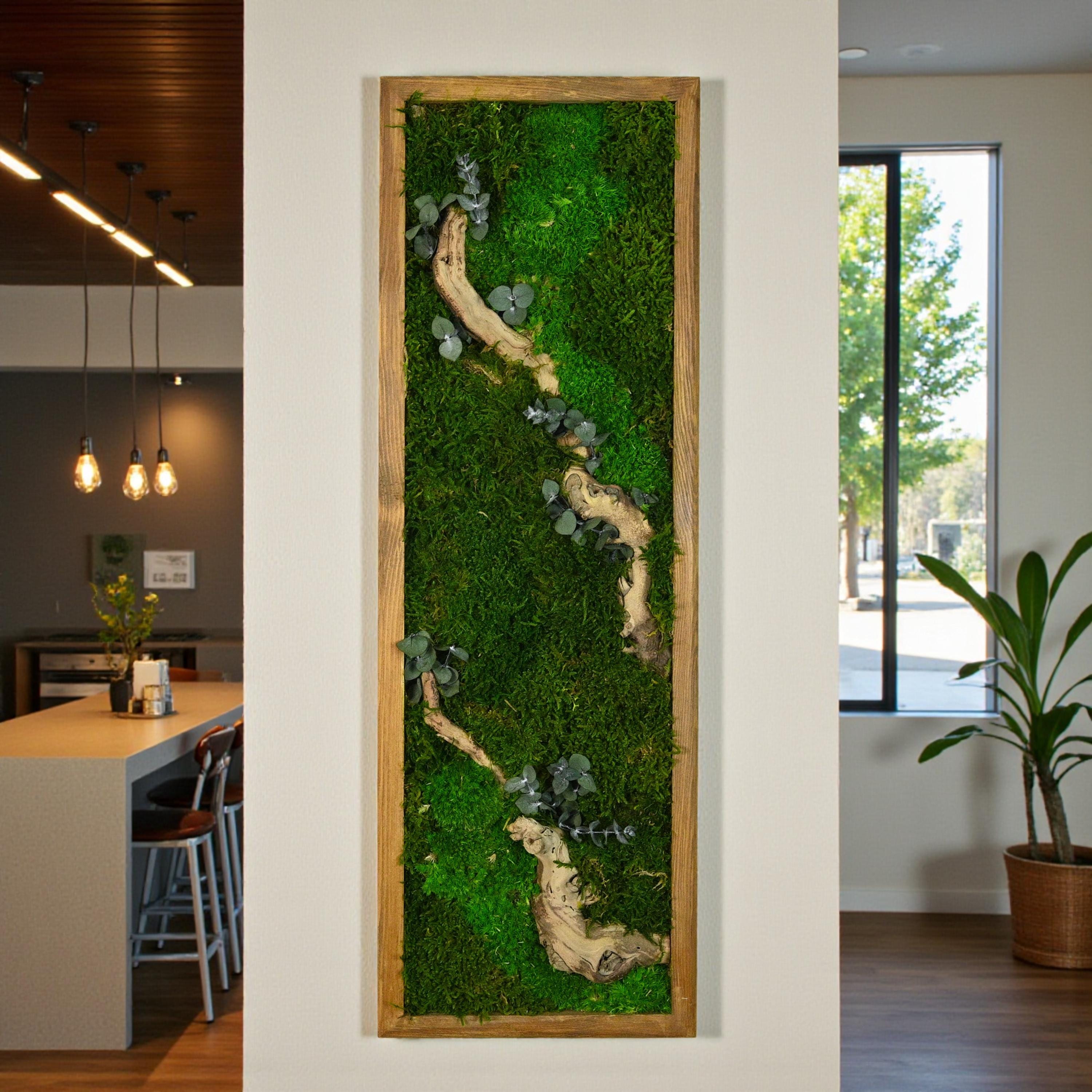 Moss wall art large - Etsy 日本