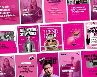 Bookstgram Post Templates, Instagram Templates, Social Media Manager kit(Digital Download)