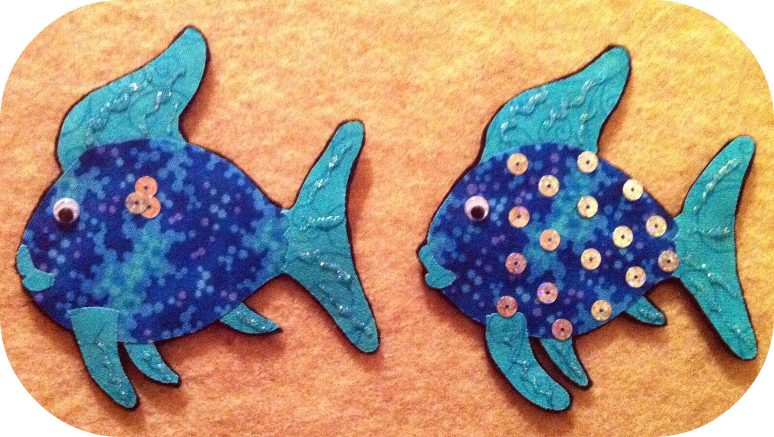 Rainbow Fish Flannel Board Felt Board Story | Etsy