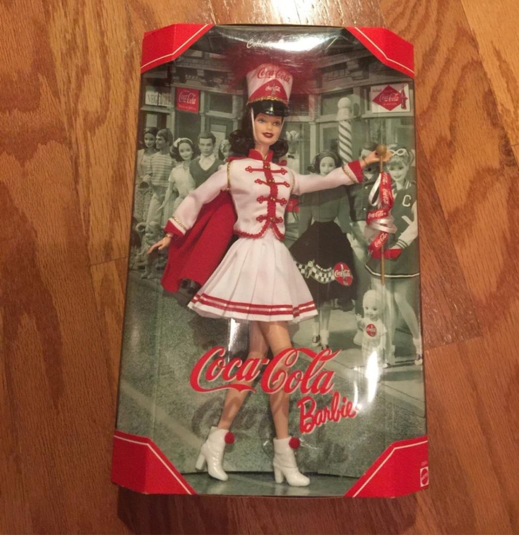 Coca cola maillot paréo sac serviette publicité Barbie vintage Fashion