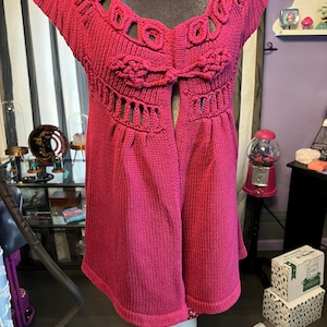 Vintage 2000&#39;s Sweater Vest Cottage Core Librarian Look